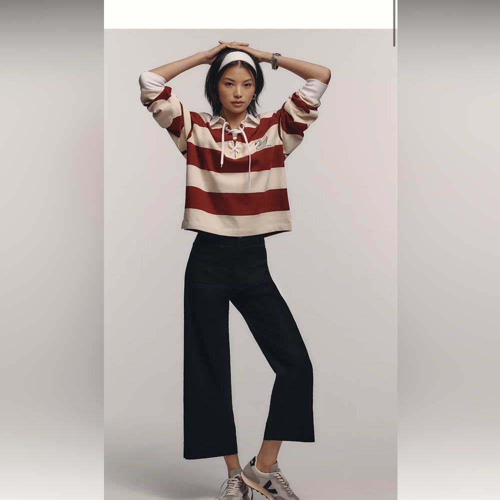 Anthropologie Maeve Black Trousers